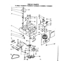 Kenmore 11082050610 drive parts diagram