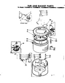 Tub and basket parts