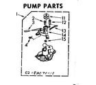 Kenmore 11083070610 pump parts diagram