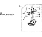 Kenmore 11083070220 pump parts diagram