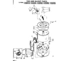 Kenmore 11082070820 tub and basket parts diagram