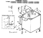 Kenmore 11082070820 cabinet parts diagram