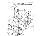 Kenmore 11082072810 drive parts diagram