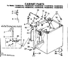 Kenmore 11082072210 cabinet parts diagram