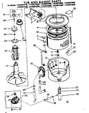 Tub and basket parts