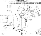 Kenmore 11083074400 cabinet parts diagram