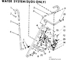Kenmore 11082074110 water system suds only diagram
