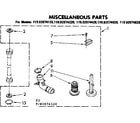 Kenmore 11082074220 miscellaneous parts diagram