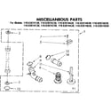 Kenmore 11082074630 miscellaneous parts diagram