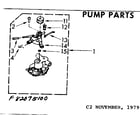 Kenmore 11083075100 pump parts diagram