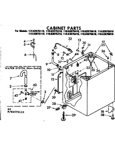 Cabinet parts