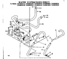 Kenmore 11083075210 water system suds only diagram