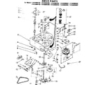 Kenmore 11082080200 drive parts diagram