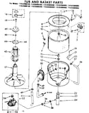 Tub and basket parts
