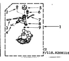 Kenmore 11082081810 pump parts diagram