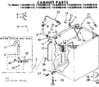 Kenmore 11082081610 cabinet parts diagram