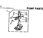 Kenmore 11082082610 pump parts diagram