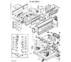 Kenmore 11083094100 top and console parts diagram