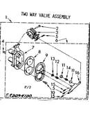 Two way valve asm suds