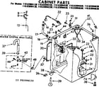 Kenmore 11082094630 cabinet parts diagram
