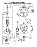 Tub and basket parts