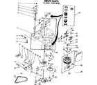 Kenmore 11082120100 drive parts diagram