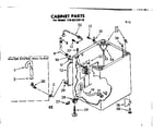 Kenmore 11082120110 cabinet parts diagram