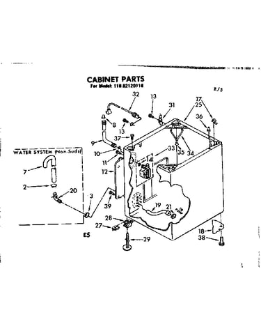 Cabinet parts
