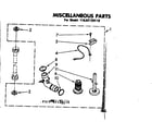 Kenmore 11082120110 miscellaneous parts diagram