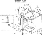 Kenmore 11082120120 cabinet parts diagram
