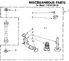 Kenmore 11082120120 miscellaneous parts diagram