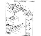 Kenmore 11083150100 top and console parts diagram