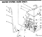 Kenmore 11082150110 water system suds only diagram