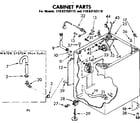Kenmore 11082150110 cabinet parts diagram