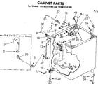 Kenmore 11082151100 cabinet parts diagram