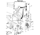 Kenmore 11083151110 drive parts diagram