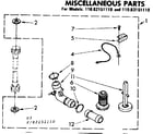 Kenmore 11083151110 miscellaneous parts diagram