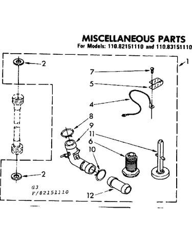 Miscellaneous parts