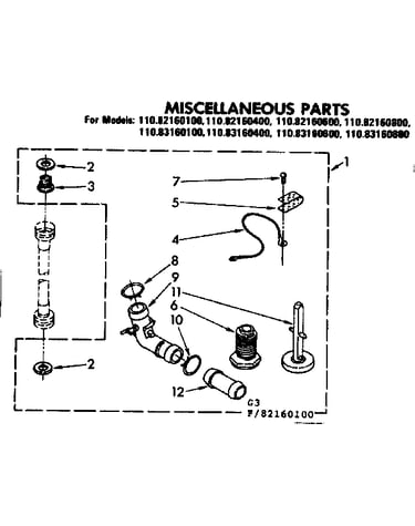 Miscellaneous parts