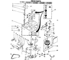 Kenmore 11082160610 drive parts diagram