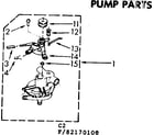 Kenmore 11082170400 pump parts diagram