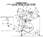 Kenmore 11083170600 cabinet parts diagram