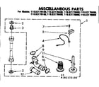 Kenmore 11083170400 miscellaneous parts diagram