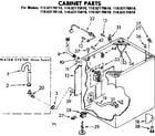 Kenmore 11083170110 cabinet parts diagram