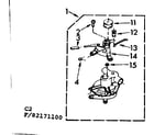 Kenmore 11082171600 water pump parts diagram
