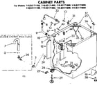 Kenmore 11082171600 cabinet parts diagram