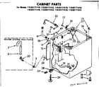 Kenmore 11082171610 cabinet parts diagram