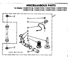 Kenmore 11082171610 miscellaneous parts diagram