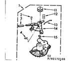 Kenmore 11082172800 water pump parts diagram