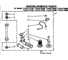 Kenmore 11083172100 miscellaneous parts diagram